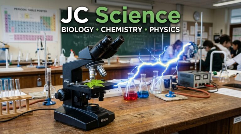 JC SCIENCE TOPIC 6:- The human body